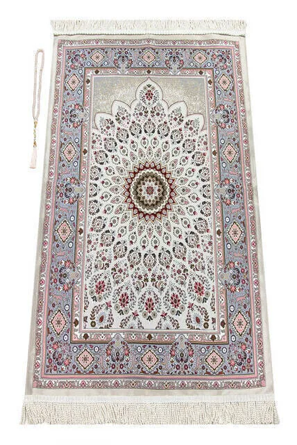 Ceylin Prayer Rug Pink Muslim Islam Sheet Prayer Mat Holy Quraan Islamic Mats