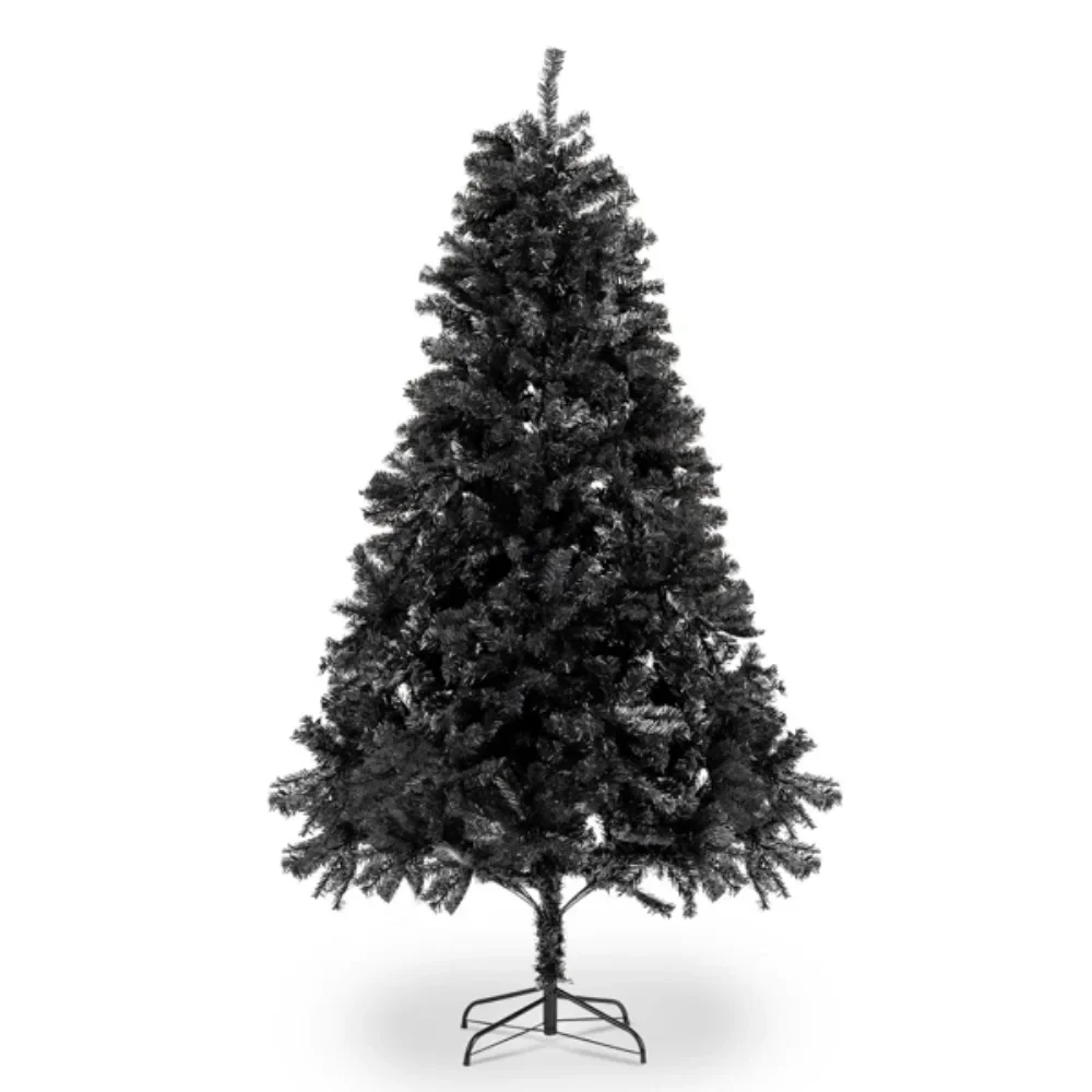 

The 7ft black 1500 branches are made of high-quality PVC materials as well as fine craftsmanship for a durable Christmas tree