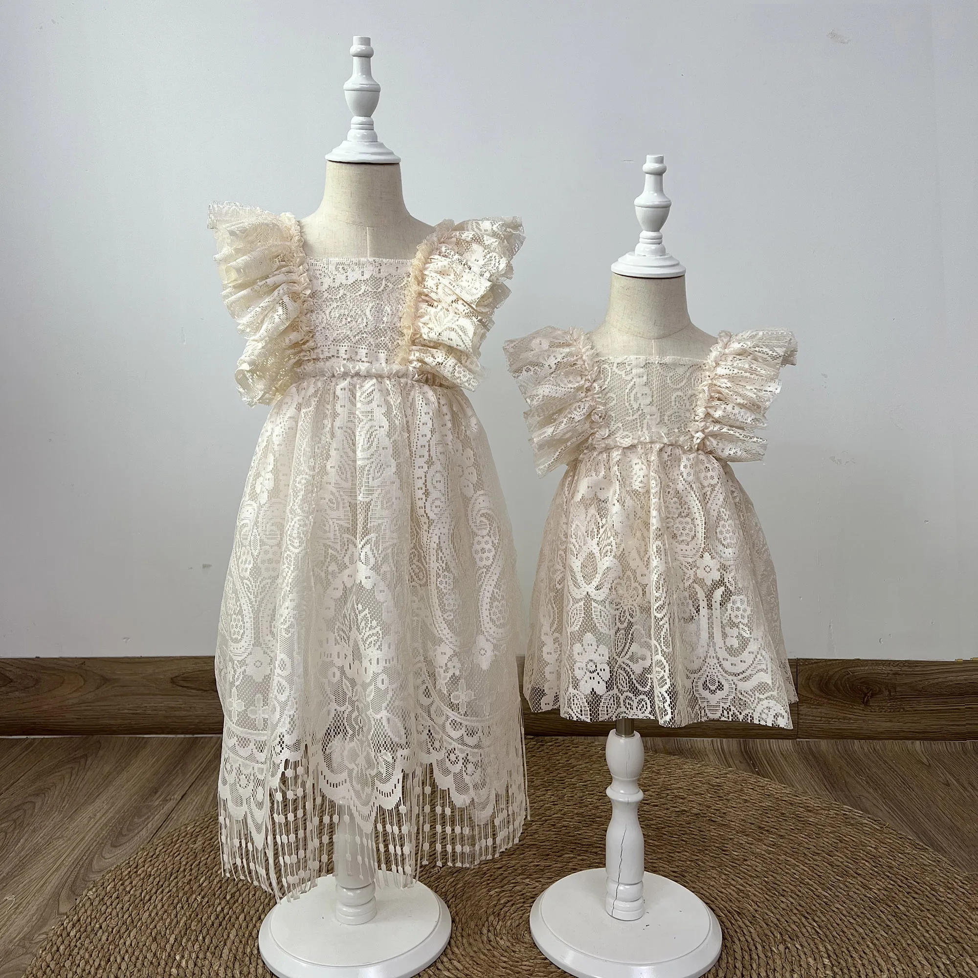 don-judy-–-robe-a-franges-en-dentelle-pour-petites-filles-col-carre-manches-a-volants-jupe-trapeze-melange-de-coton-tenue-d'ete-pour-filles-seance-photo