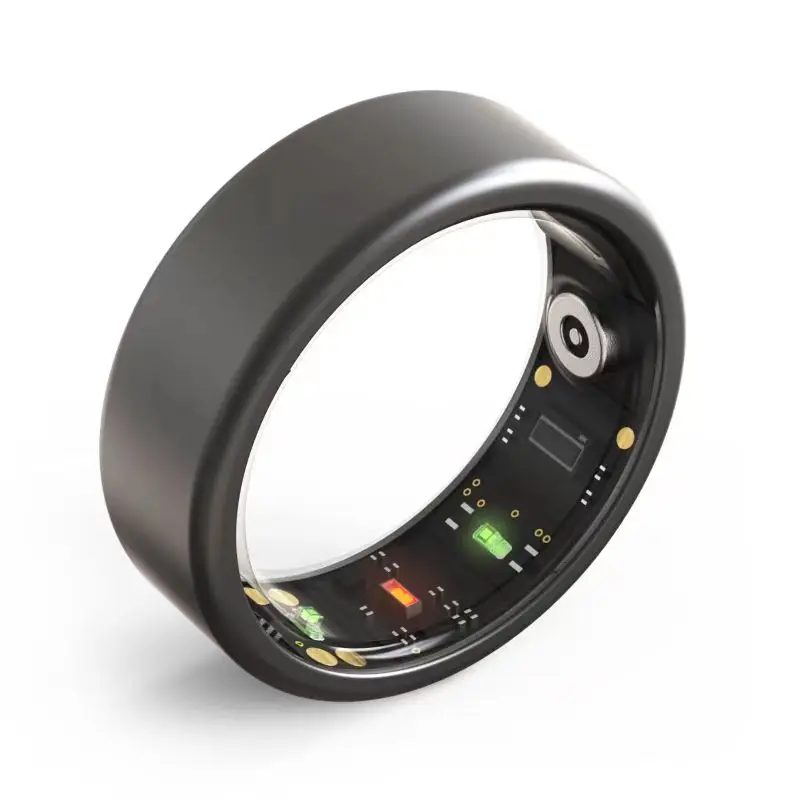 Android-Operated Health Fitness Digital Sleep Resin Tracker Ring with Lighting  Calculators