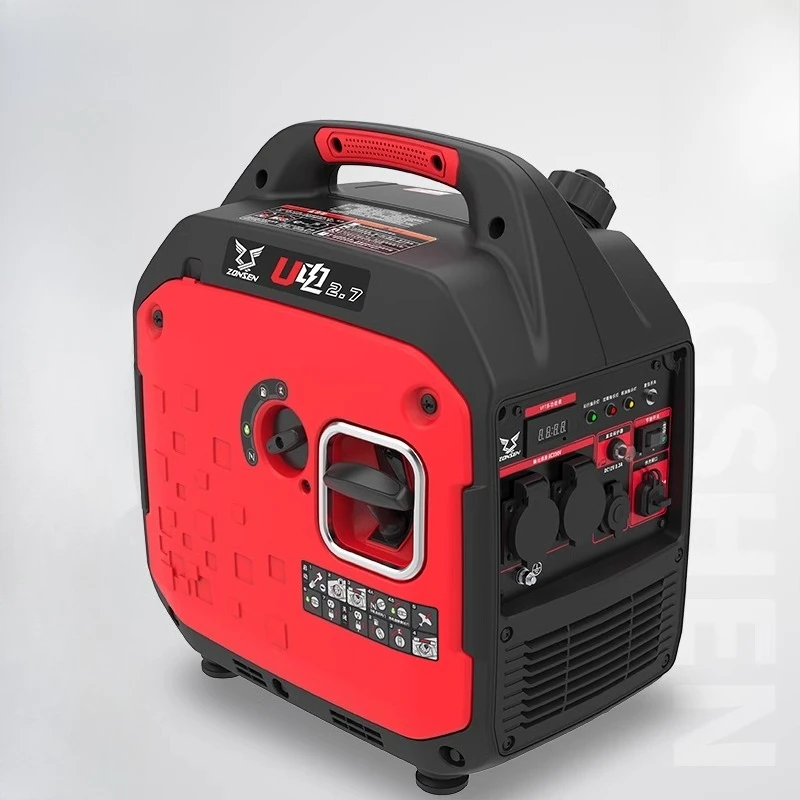 

Silent inverter generator set gasoline 220V small stall outdoor camping RV emergency electricity