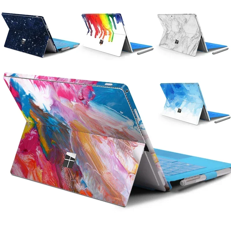 

DIY Individual Vinyl Decal Skin Sticker For Microsoft Pad Surface Pro 11/9/8/7/6/5/4/3 Surface Pro X Back Edge Protector Cover