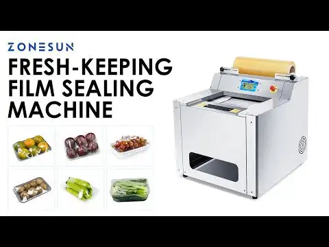 ZONESUN ZS-BXFS700 Fresh Food Tray Wrapper Plastic Cling Film Sealer
