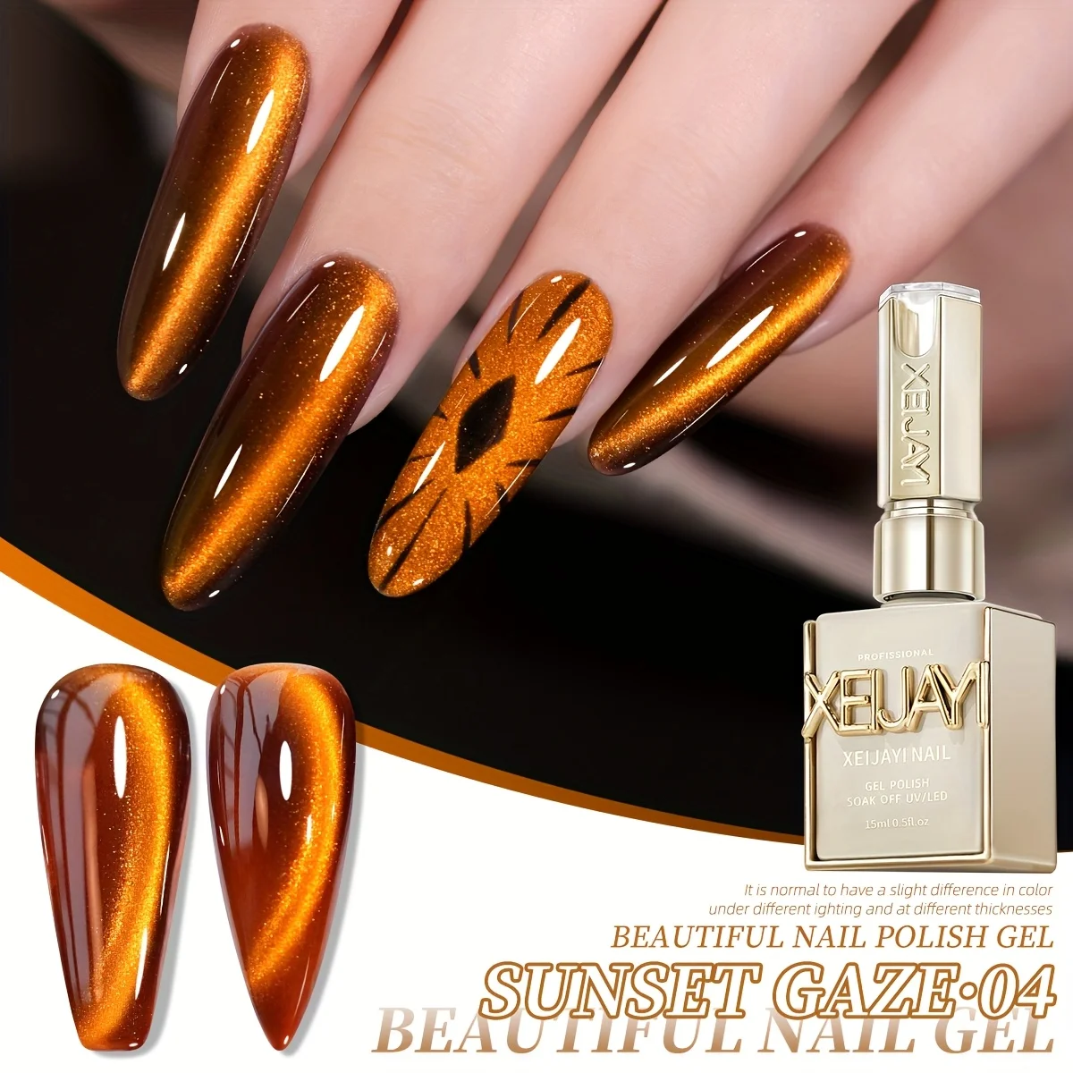 1 gel de uñas brillante de larga duración para mujeres de moda, esmalte de gel LED UV profesional de salón de alta pigmentación para principiantes