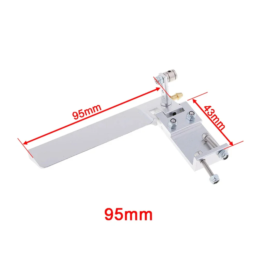 Zdalnie sterowana łódka RC stop Aluminium 75mm i 95mm metalowy ster ssący do łodzi zdalnego sterowania części zamienne CNC