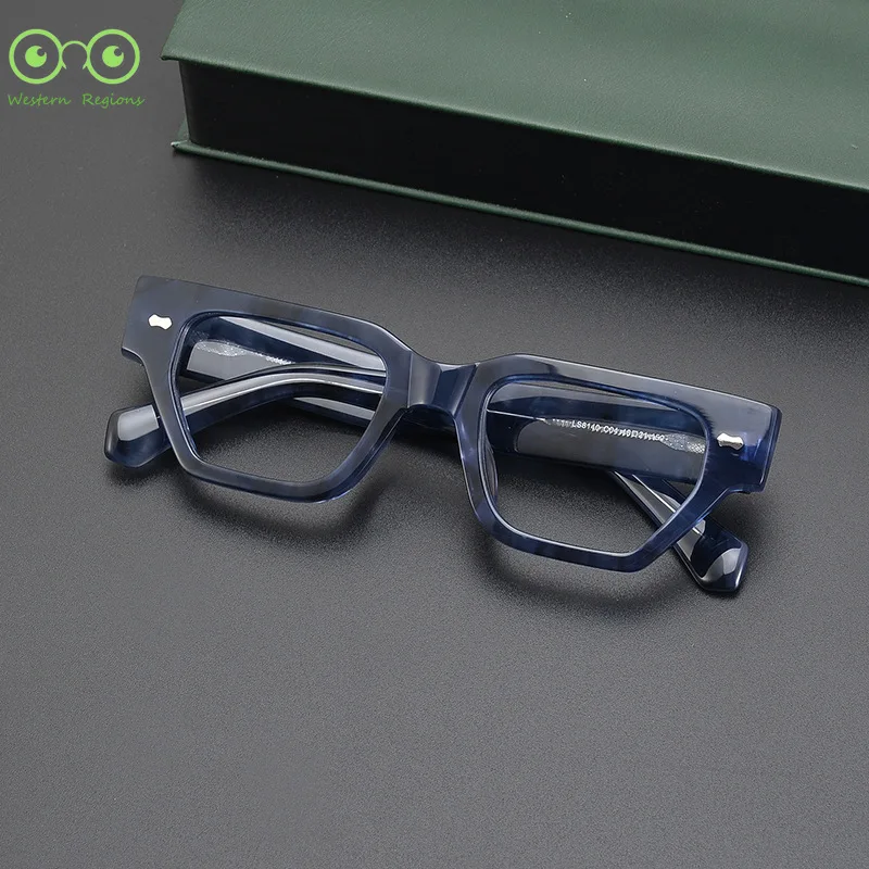 일본 편안한 보드 남녀 안경테 높이 디지털 문학적 모던 레트로 안경테 남성용