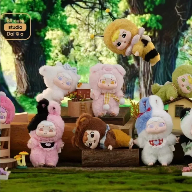 A Dai Animal Party Series Blind Box Cute Doll Tide Play Ornamento Borsa Ciondolo Action Figure Scatola misteriosa Compleanno Giocattoli a sorpresa