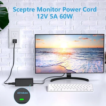 Sceptre LG 모니터 전원 AC 어댑터, 12V 모니터 전원, Sceptre 시리즈, 32