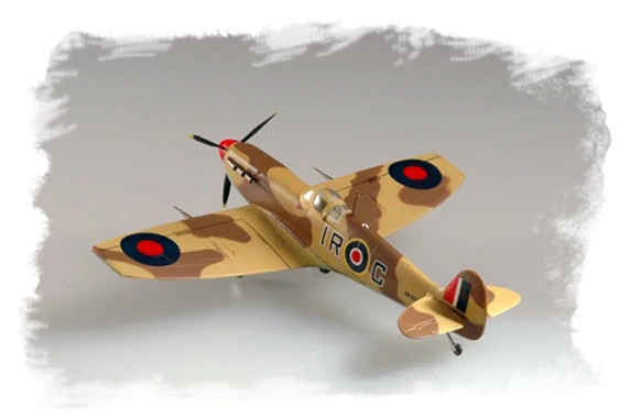 نموذج عسكري نهائي مجمع ، Easymodel ، بلاستيك ثابت 1:72 ، مقاتل Spitfire RAF ، قائد ، هدية ، مجموعة