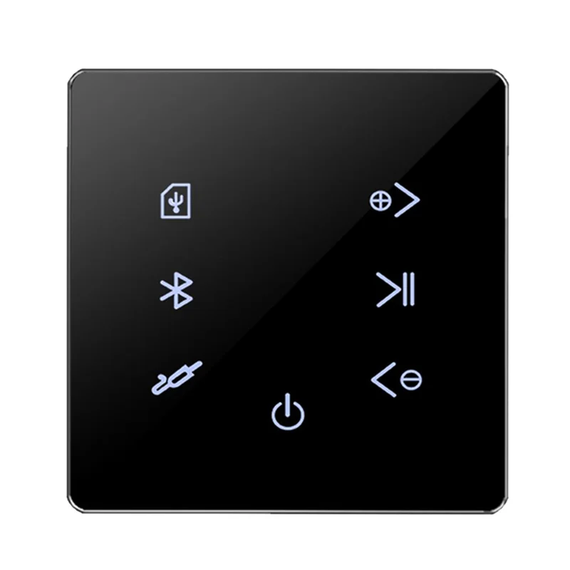 

Усилитель Bluetooth на стене USB SD-карта музыкальная панель умный дом фоновая аудиосистема стерео для ресторана отеля