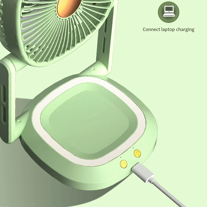 Faltbarer kleiner Wand ventilator, tragbarer kleiner elektrischer Ventilator für Büro-Desktop-Heim-Desktop, leiser Luftzirkulator-Ventilator