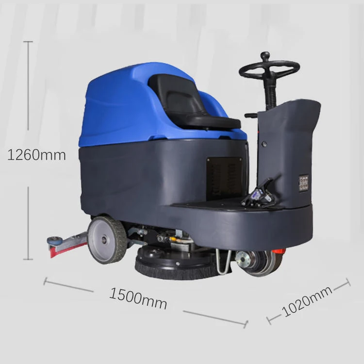 Walk Behind Battery Powered Cheap House Ceramic Tile Floor Scrubber Cleaning Machine