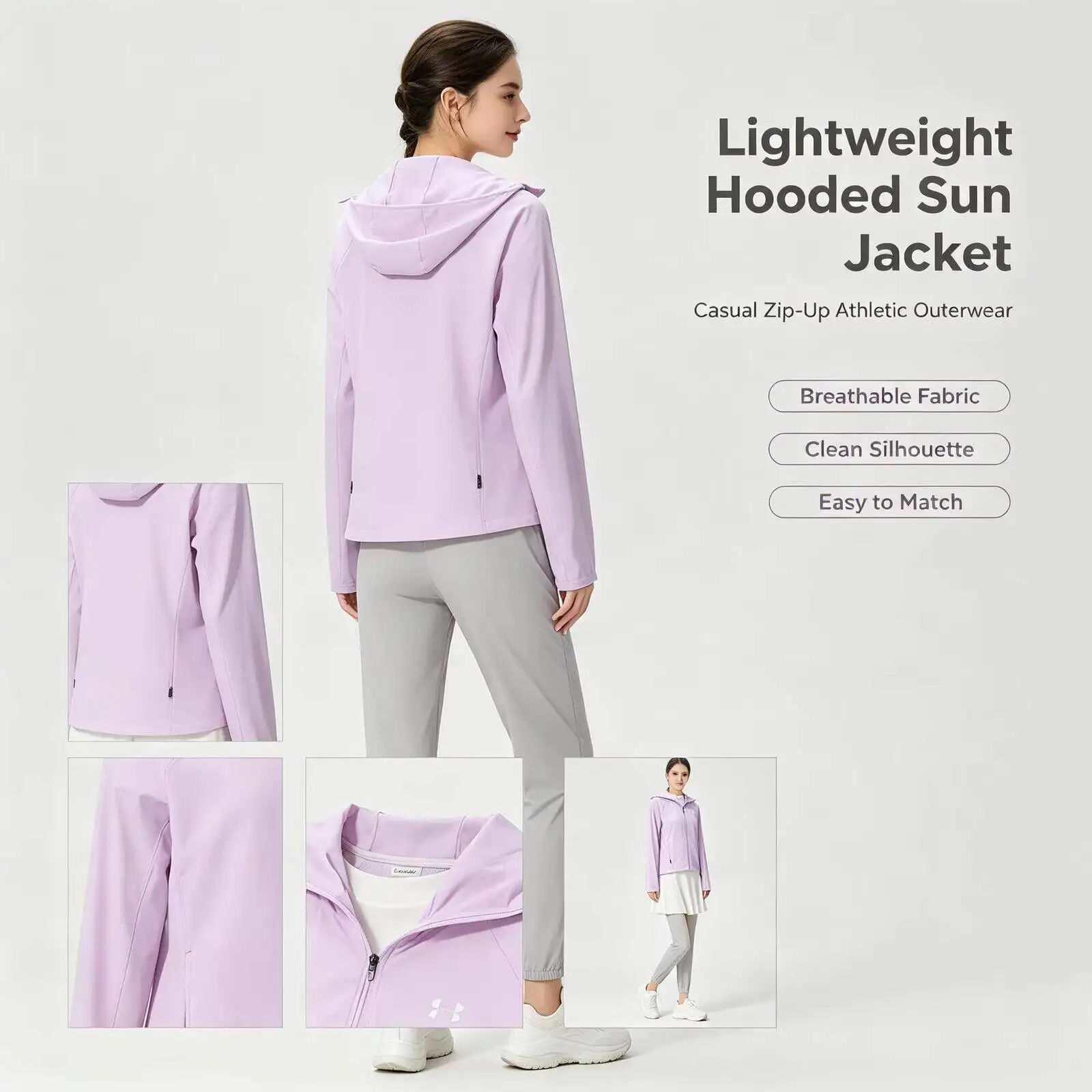 New Under Armour Women's Sportswear Fitness Training Running Workout Hooded Jacket Top 6007543-543