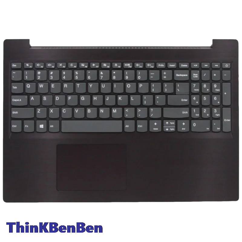 

US English Dark Orchid Keyboard Upper Case Palmrest Shell Cover For Lenovo Ideapad L340 15 15IWL 15API 5CB0S16594