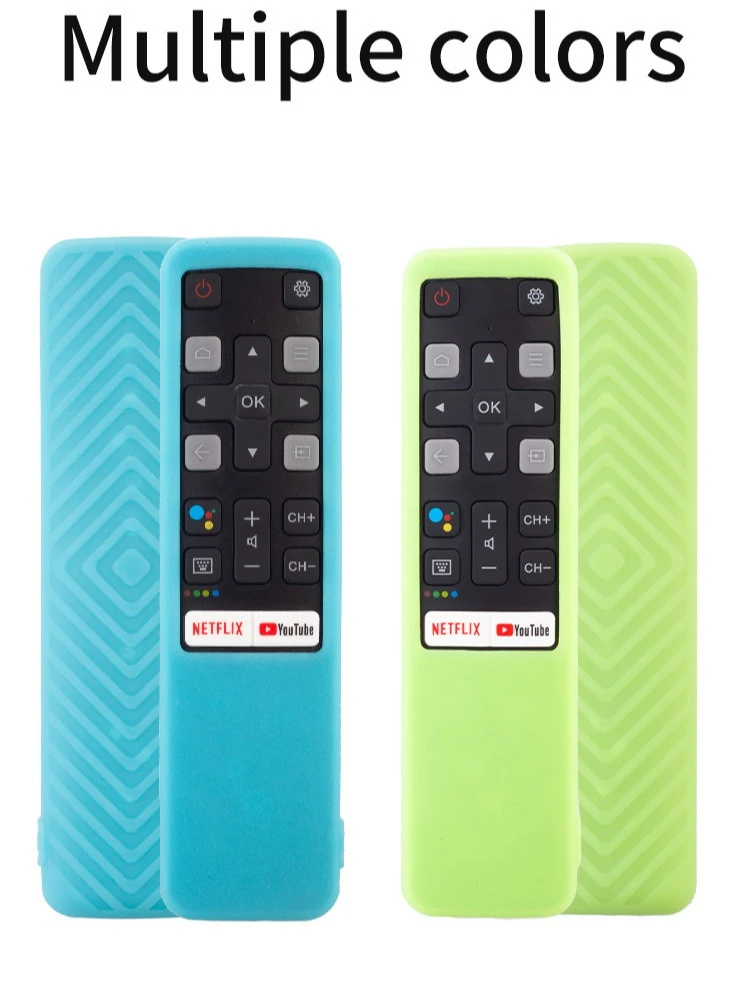 Voice TV Silicone Remote Control Cover RC802V FMR1 FLR1 FNR1 For TCL LCD TV 65P8S 55P8S 55EP680 50P8S 49S6800FS 49S6510FS