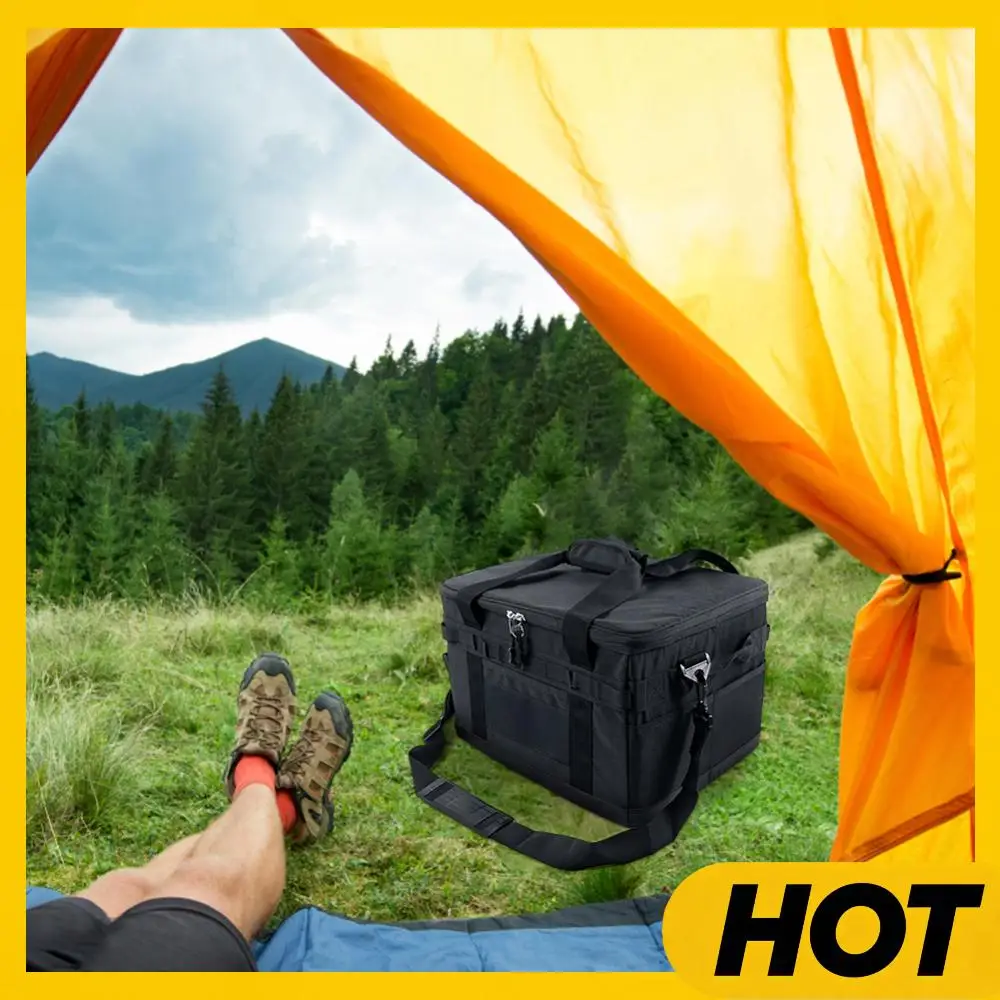 

30л органайзер для походной посуды большой емкости органайзер для походной кухонной утвари складной многофункциональный для кемпинга на открытом воздухе