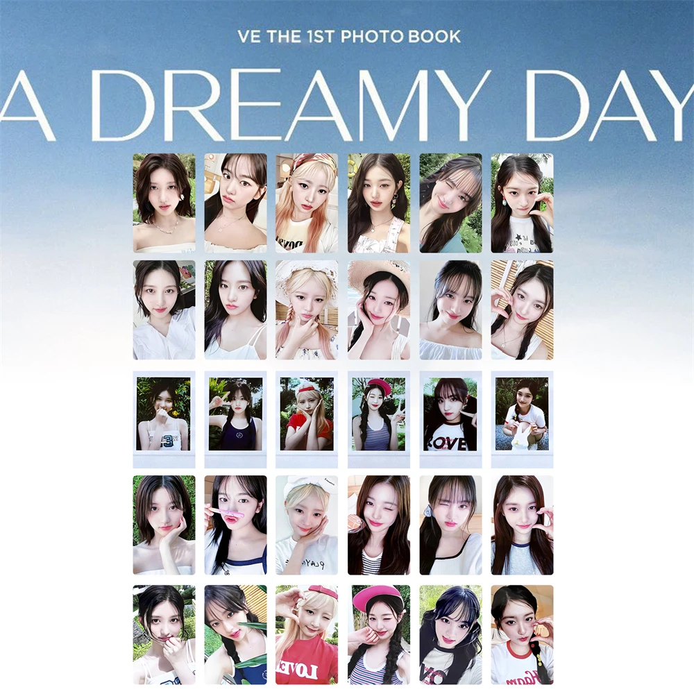 

6Pcs/Set KPOP IVE Photocards A DREAMY DAY Summer Portrait LOMO Cards Gaeul Wonyoung LIZ Rei Double-Sided Postcard Fan Collection