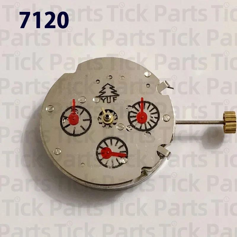 New 7120 Movement 6 Hands Dandong Unified Machine 3/6/9 Small Second Fully Automatic Mechanical Watch Movement Accessories