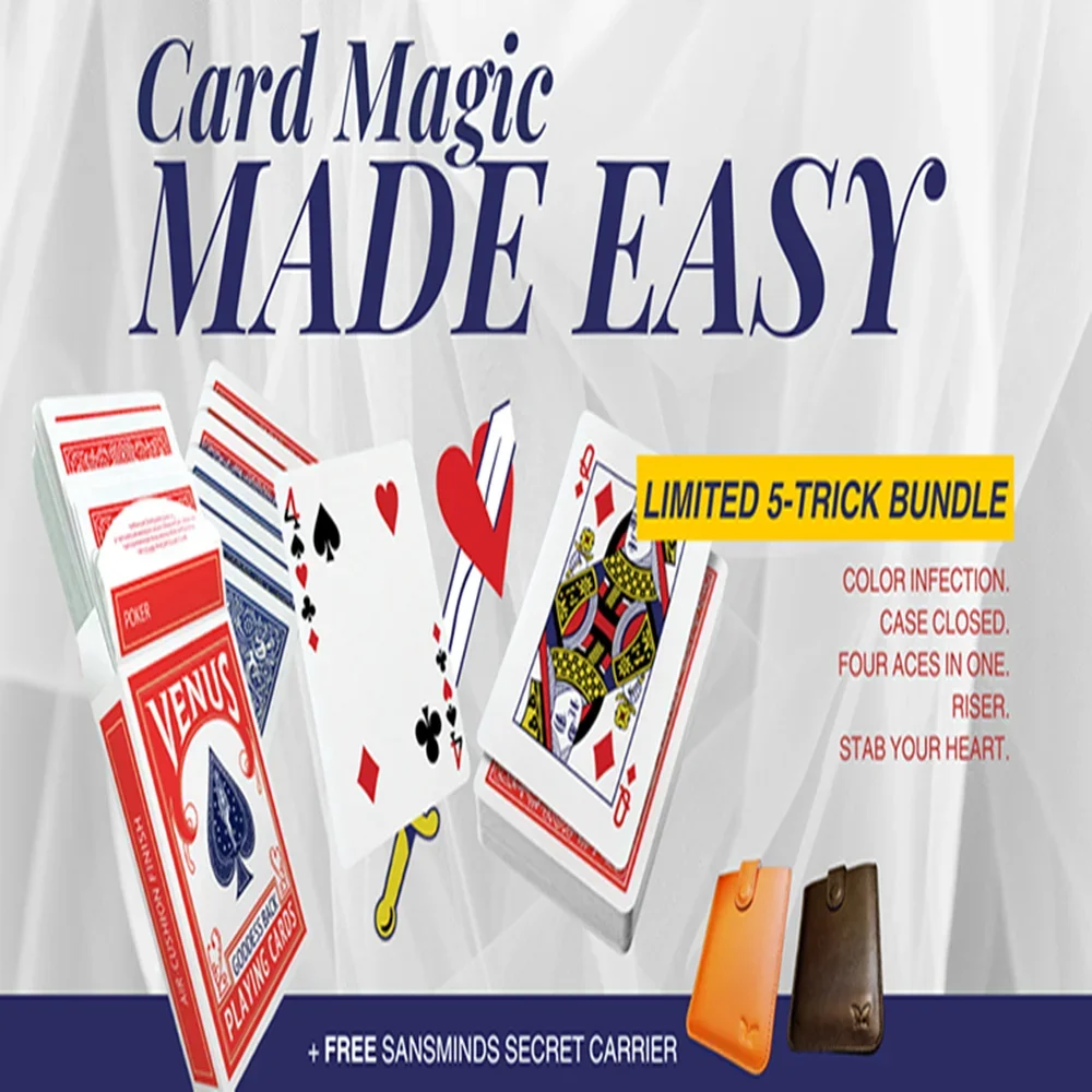 Card Magic Made Easy - Limited 5 Bundle by SansMinds - Magic tricks