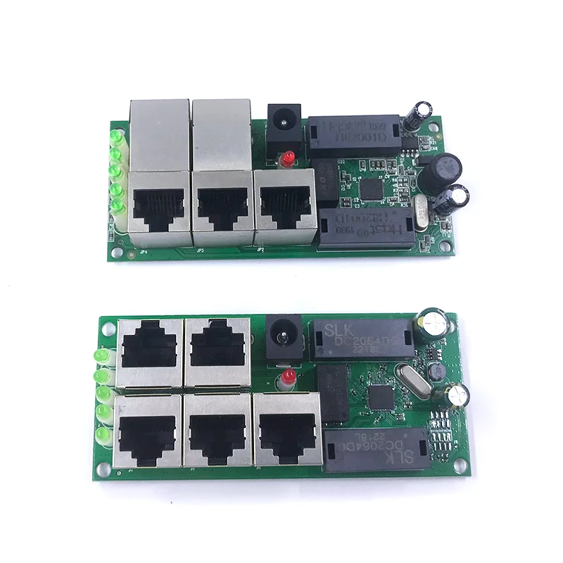 10/100mbps ethernet switch circuit board for module 10/100mbps 5port switch PCBA board OEM Motherboard ethernet switch 5 RJ45