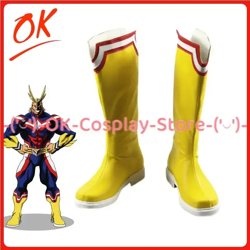 

[Customized] All Might Cosplay Shoes Anime Game Roleplay Costume Prop Halloween Carnival Party PU Leather Boots
