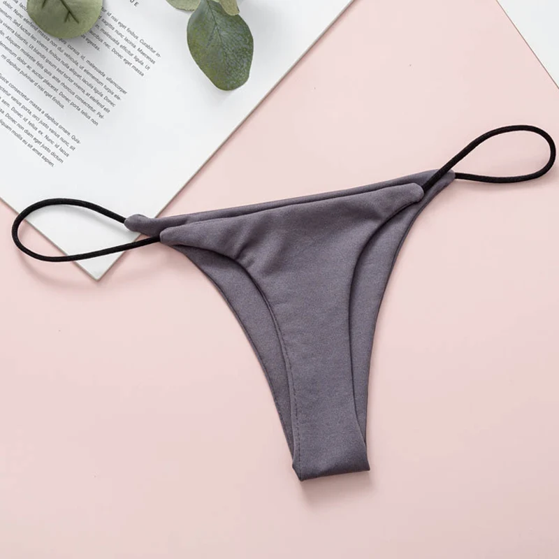 Women's Sexy Underwear Thin Strap G Strings Female Plus Size Low Rise T-back Bikini Panties Ladies Thongs S-XL