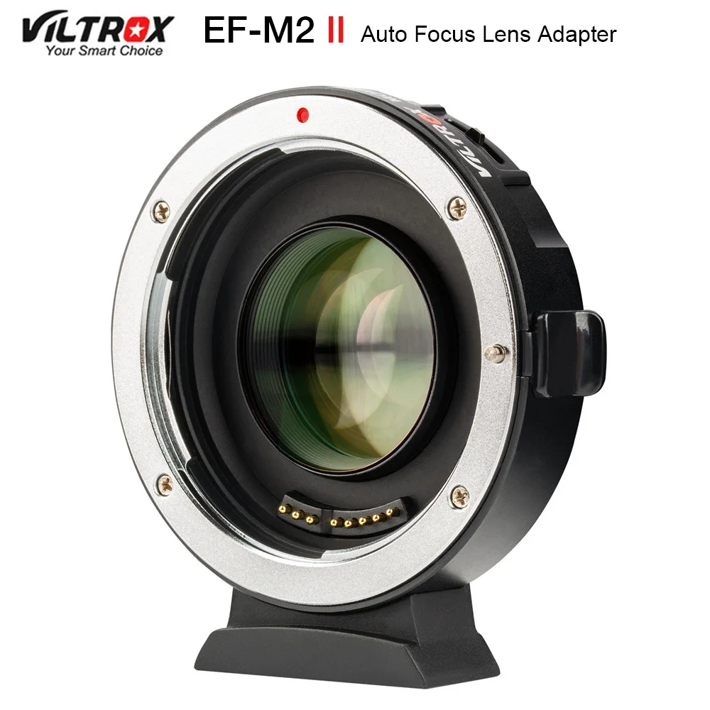 

Viltrox EF-M2 II Focal Reducer Booster Adapter Auto-focus 0.71x for Canon EF mount lens to M43 camera GH5 GH4 GF7GK GX7 E-M5 II