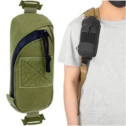 Outdoor Shoulder Strap Bag Attachment Hanging Bag 900D Nylon EDC Tactical Glove Bag Molle Medical Bag