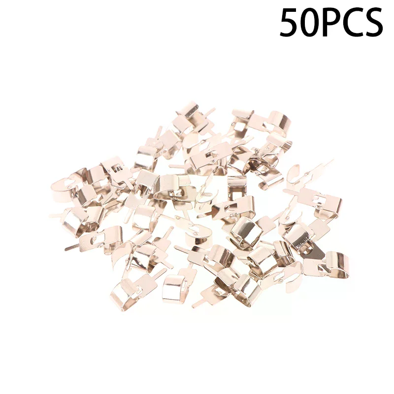 50PCS 18650 Battery Holder Battery Contact Battery Insert Spring Steel 18650 Battery Clip