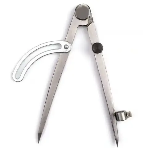 Steel Wing Divider Pencil Marking Compass-Circle Maker Adjustable Scriber Craftsman Architect Student Carpenter