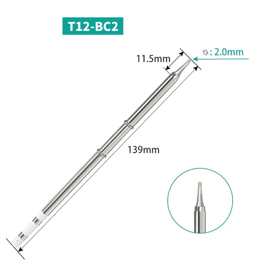 T12 Soldering Iron Tip Unleaded Electric Soldering Iron Tips T12-ILS T12-K T12-I T12-BC2 T12-C4 Welding Tips