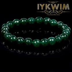 Natürliche Stein Armband Grün Faceted Smaragd Jade Perlen Schmuck Geschenk Für Männer Magnetische Gesundheit Schutz Frauen Elastischen Faden