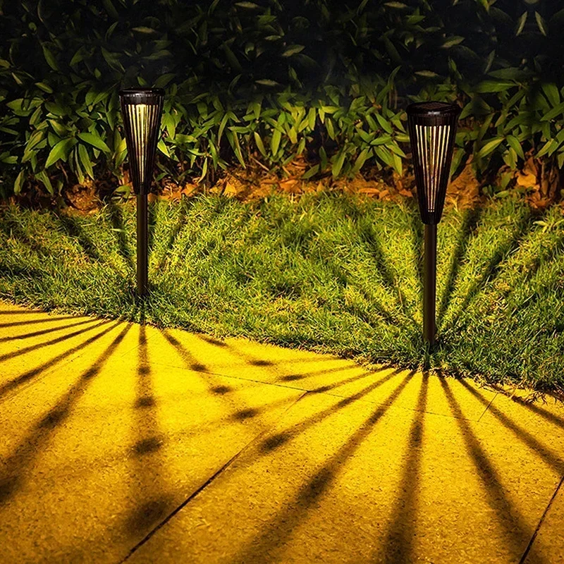 1/2/4/6pcs New Beta Lamp Solar Light Outdoor Waterproof Courtyard Garden Decoration Led Atmosphere Lamp Ground Plug Lawn Lamps