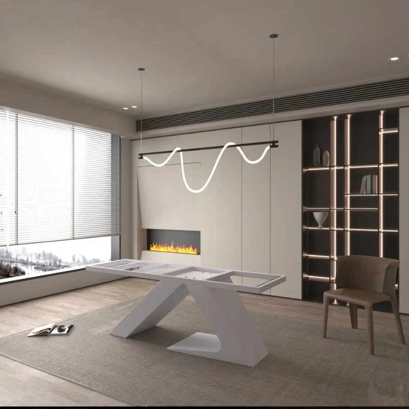 Metal office reception desk rectangular large plate support frame table foot base bracket workbench table legs can be