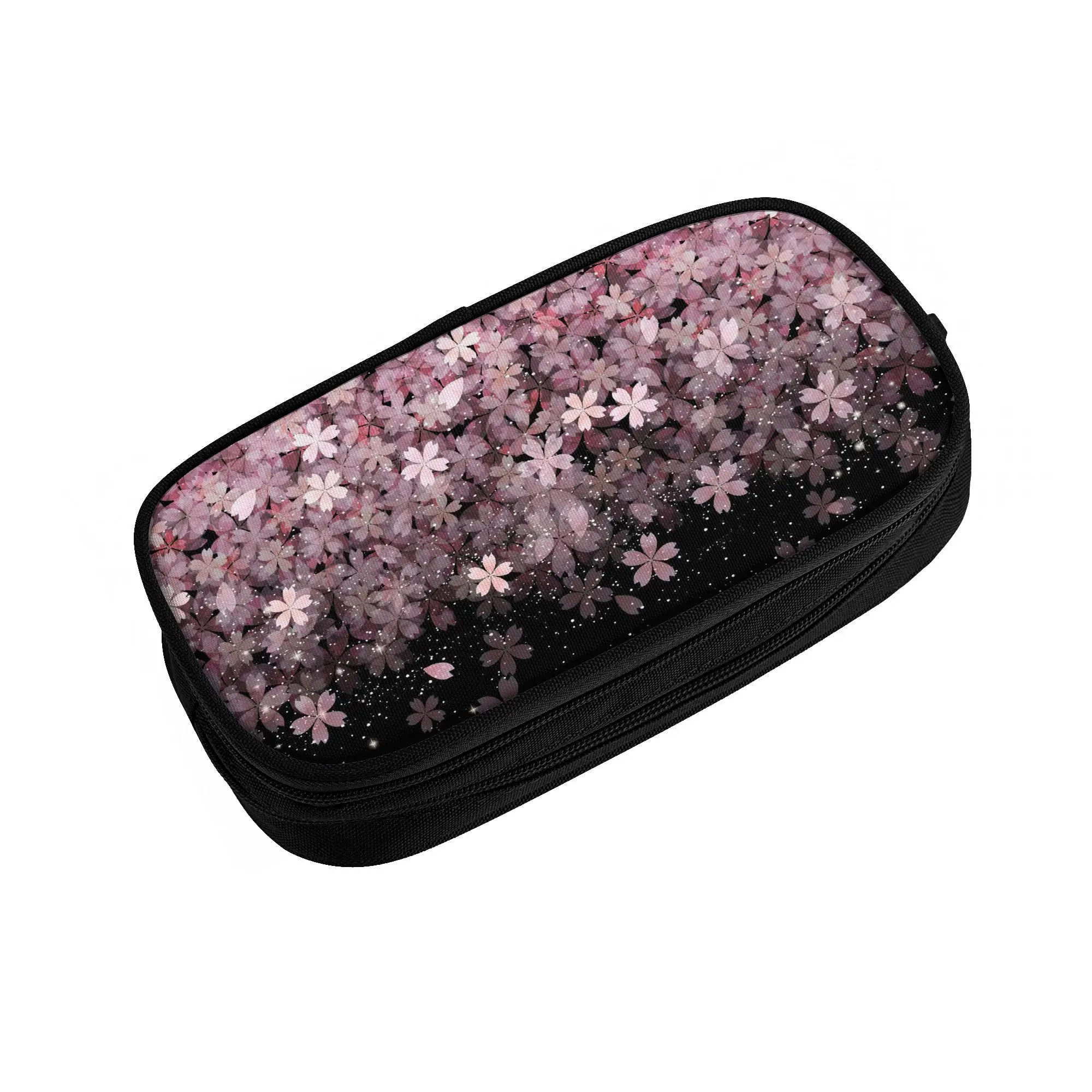 Japanese Sakura Cherry Blossom Pencil Case Fashion  Pen Bag Girls Boys Students School Pencil Box