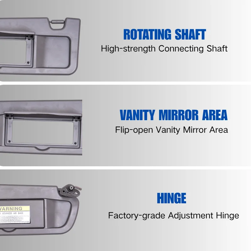 

Автомобильный солнцезащитный козырек с зеркалом для Honda Civic 2006, 2007, 2008, 2009, 2010, 2011, OEM 83280-SNA-W01ZB, левая/правая сторона
