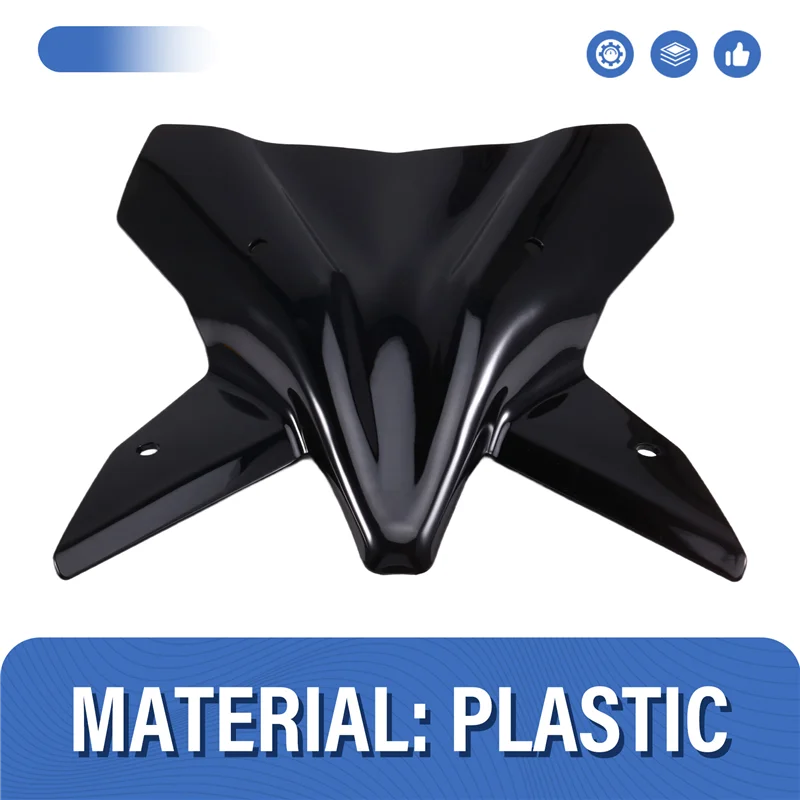 

Motorcycle Sport Windshield Windscreen Visor Viser Kit Accessories For 990 Duke 990Duke 990 DUKE 990DUKE 2024- Black