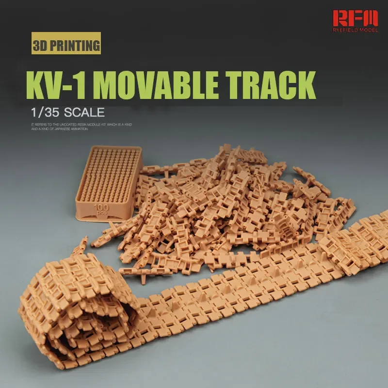 

Ryefield model RM-2037 KV-1 3D printing active track Paired with RM-5041 1/35 scale