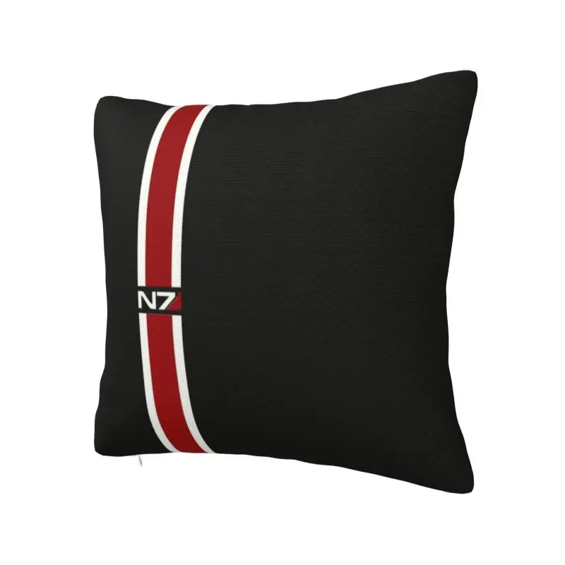 Classic Video Game N7 Mass Effect Pillow Case Home Decor Modern Cushion Decoration Salon Square Pillowcase