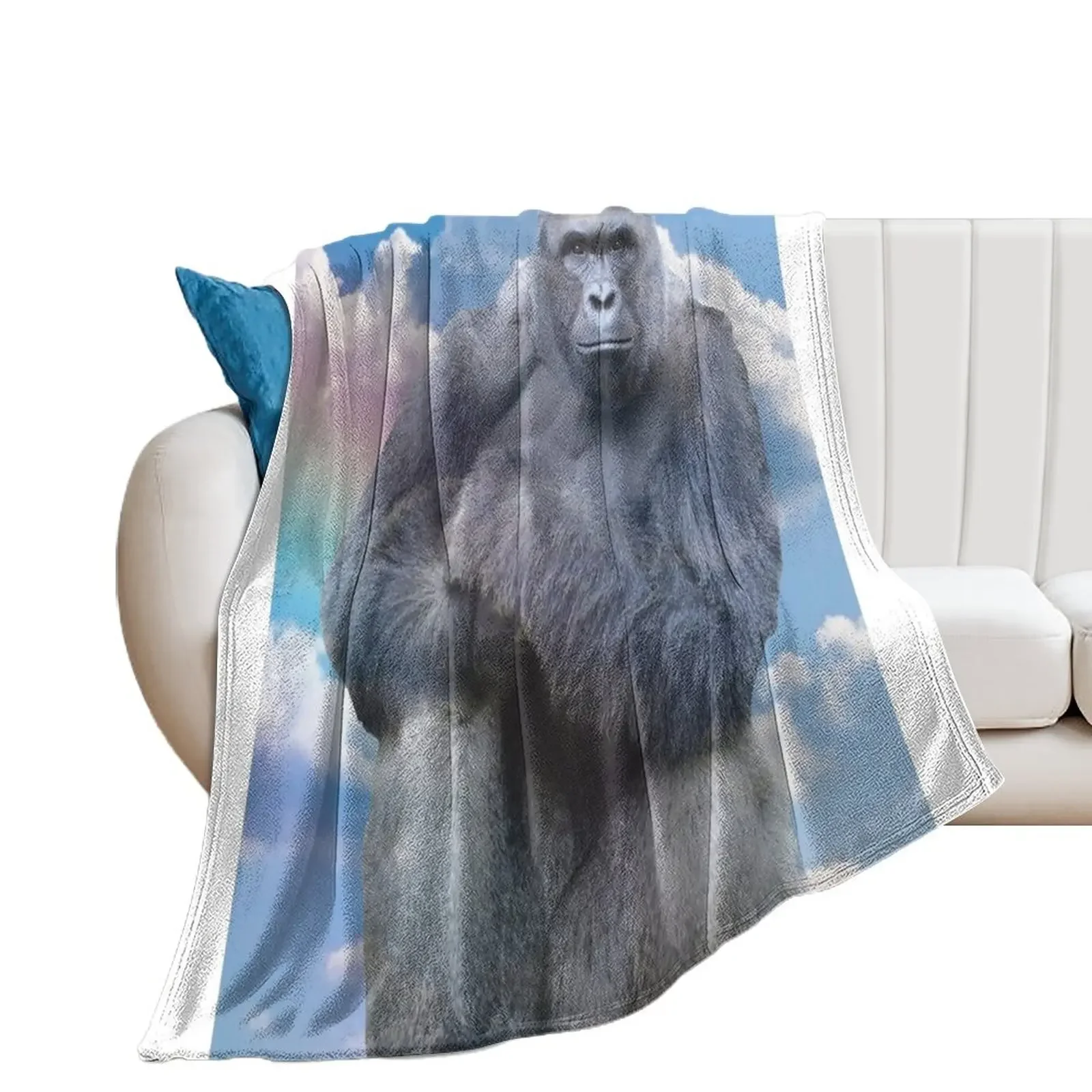 

Harambe Throw Blanket christmas gifts Camping Luxury Thicken Blankets