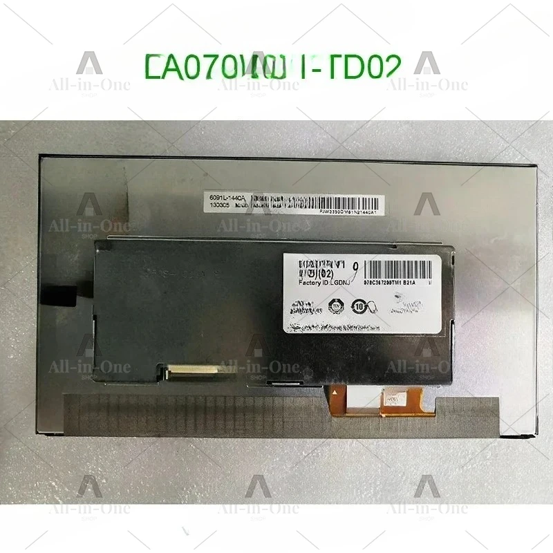 LA070WV1-TD02 Original 7 Inch Display Screen Panel