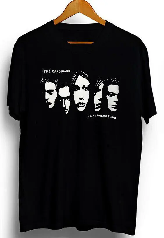 The Cardigans T-Shirt Gran Turismo Tour Alternative Indie Pop Rock Band TE7257