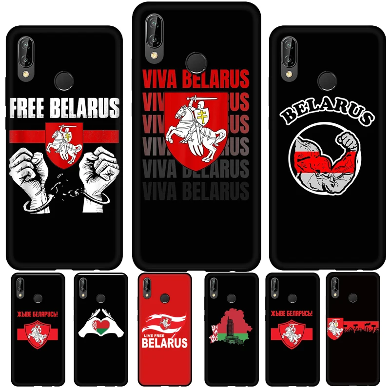 Belarus Flag For Huawei P40 P30 P20 Lite Mate 20 Pro Case For Huawei P Smart 2019 2021 Z Phone Cover