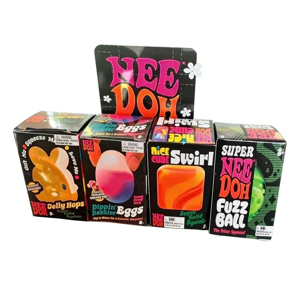 

2026 Needoh Golden Egg Hunt Game Blind Box Easter Fidget With With Squishy Surprise Stress Relief Squeeze For Kids' Easter Part