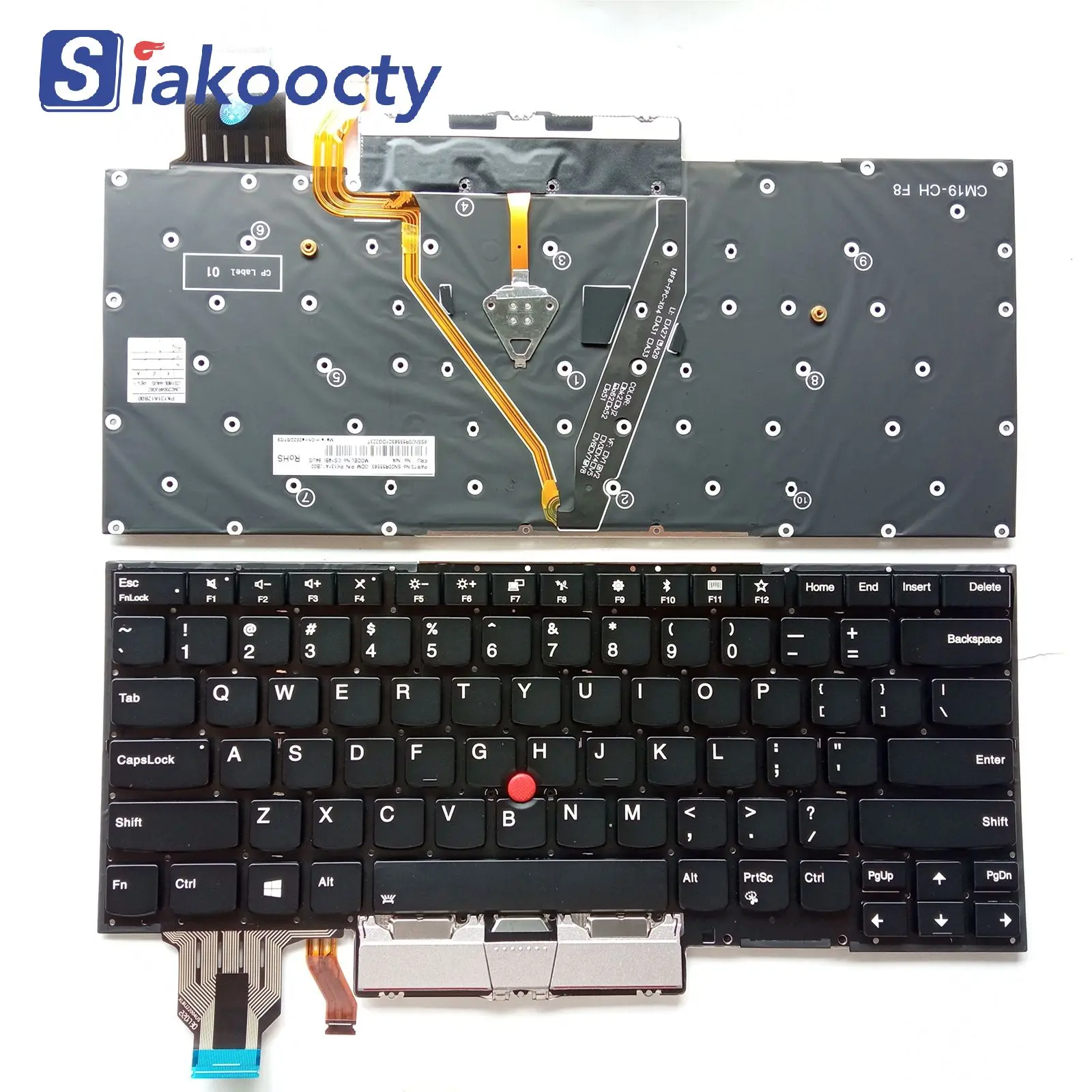 Factory wholesale laptop keyboard for Lenovo ThinkPad X1 Yoga 4th Gen Keyboard Backlit Type 20SA 20SB 20QF 20QG