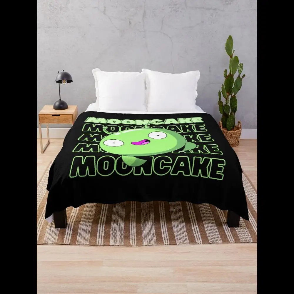 Final Space Mooncake inspirierte Überwurfdecke aus weichem, gemütlichem Plüsch für Couch oder Bett, perfekte Geschenkidee für Fans