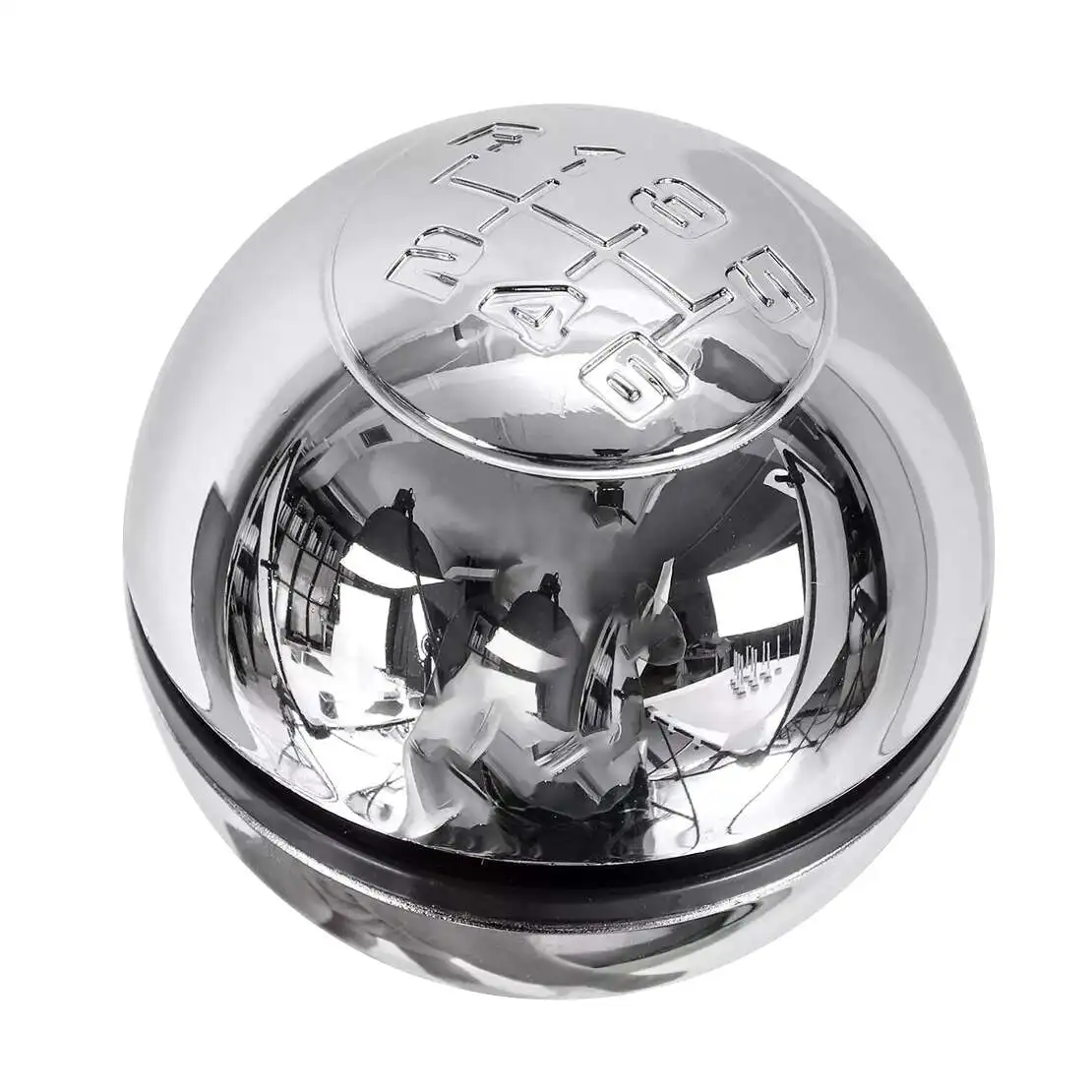 

50294565 55346345 Car Chrome 6 Speed Gear Stick Shift Knob Shifter Lever Head Fit for Alfa Romeo Giulietta 2010+