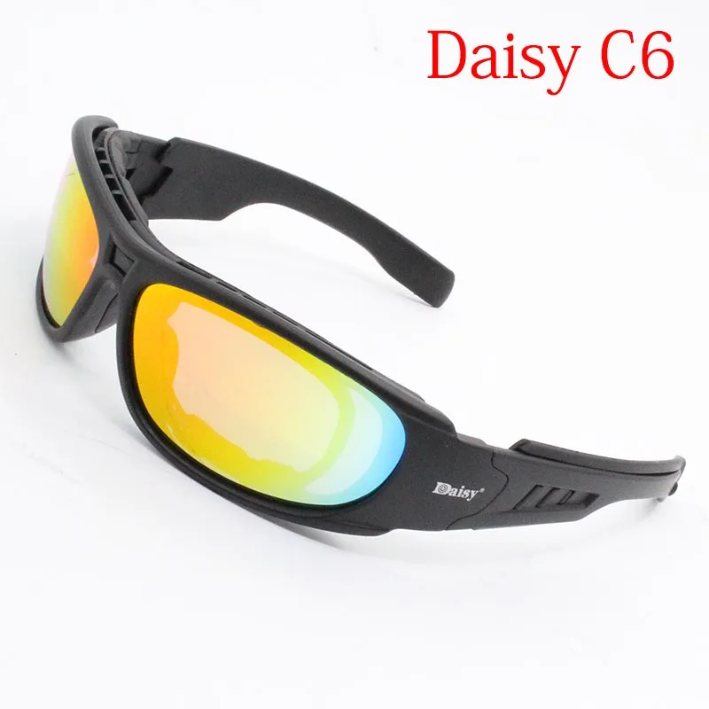 

C6 Tactical Glasses Airgun Shooting Protective Glasses Outdoor Riding Windproof and Dustproof Polarized Glasses