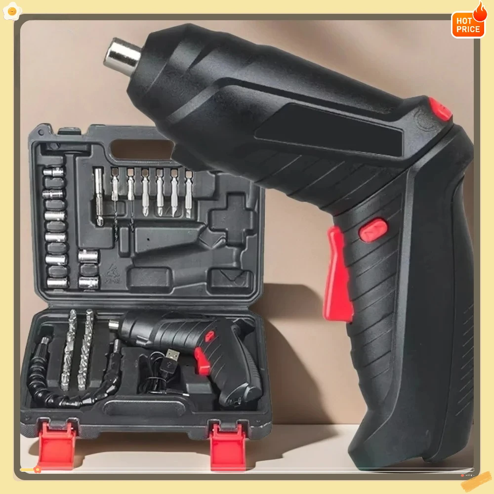 

Перезаряжаемая аккумуляторная электрическая отвертка 3,6 В — набор бит 44/11 бит, поддержка зарядки Micro USB, подходит для самостоятельного ремонта и ремонта