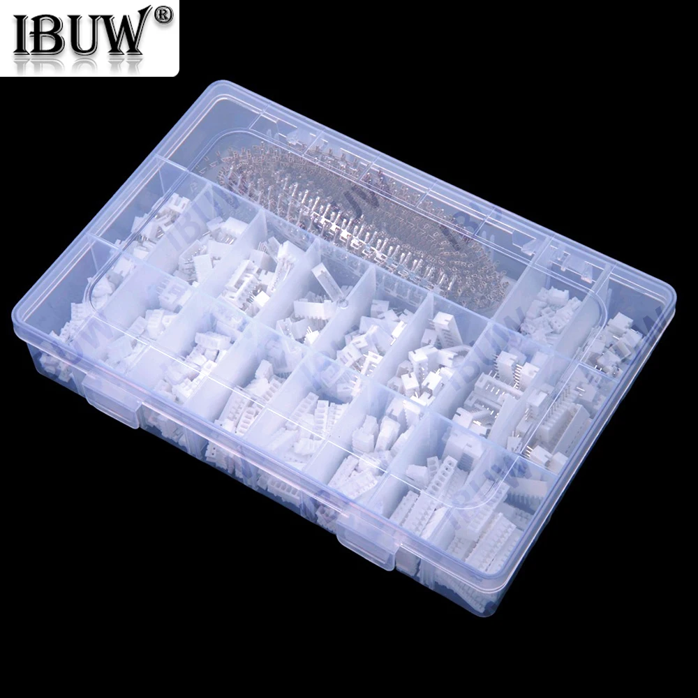 1550PCS 2P-10P JST PH 2.0mm pitch 2P 3P 4P 5P 6P 7P 8P 9P 10P housing straight pin base connector terminal block kit box 7P 8P view 4